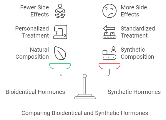 Comparing Bioidentical and Synthetic Hormones